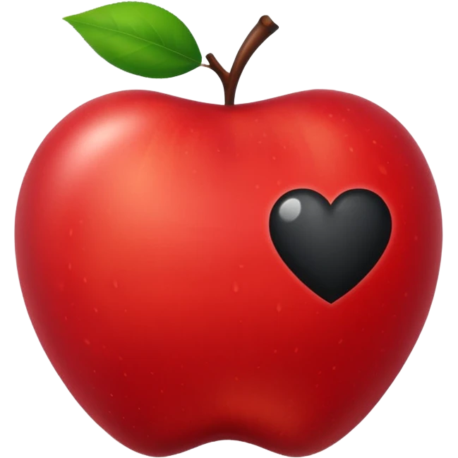 🍏🖤 emoji