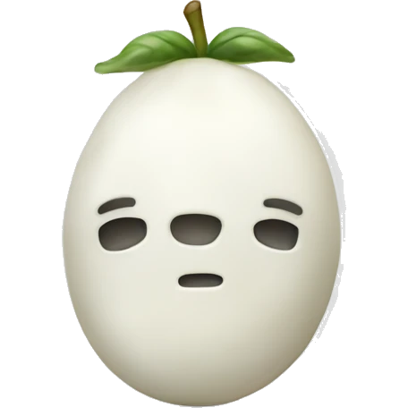 A mozzarella emoji