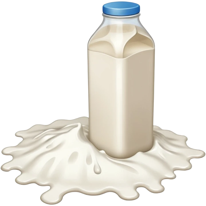 spoiled milk floor spill emoji
