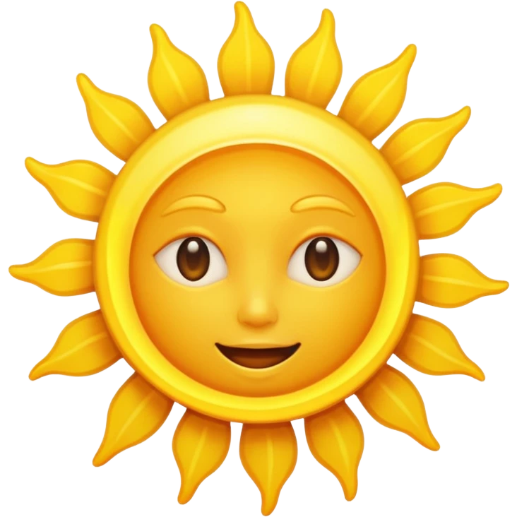 Sun to Sun emoji