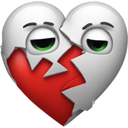 Broken heart emoji