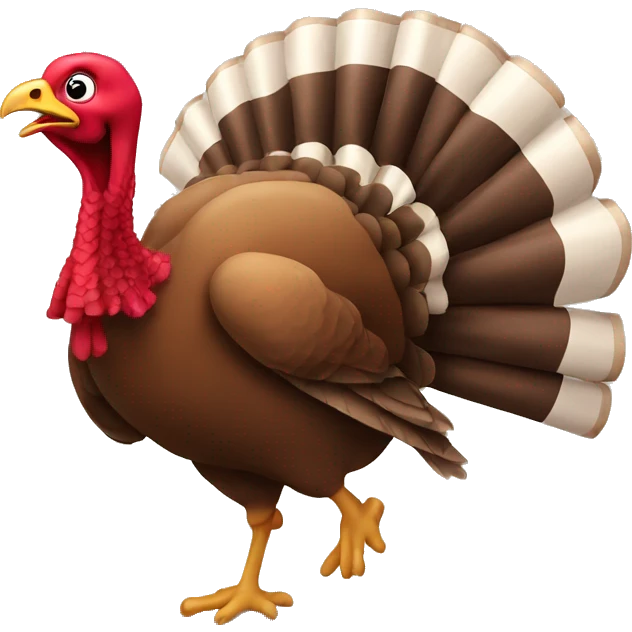 Turkey trot emoji