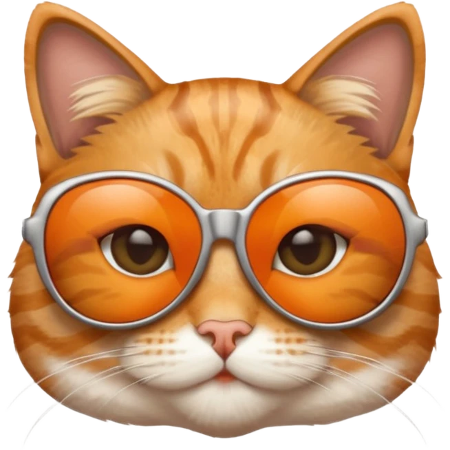Cat wearing sunglasses emoji