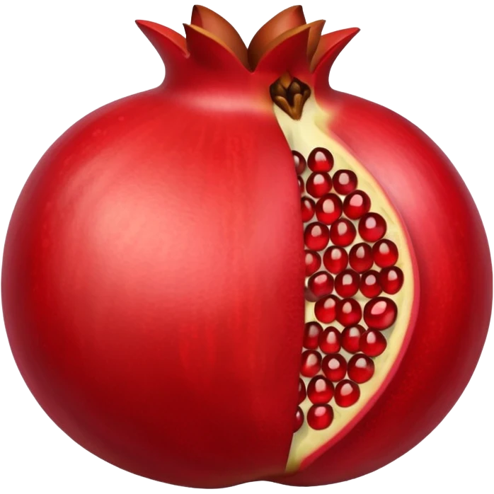 pomegranate with seeds emoji