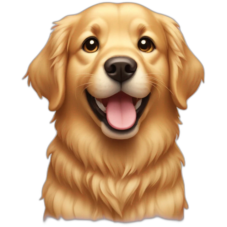 golden retriever happy emoji