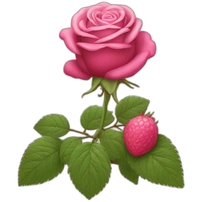 Framboise rose emoji