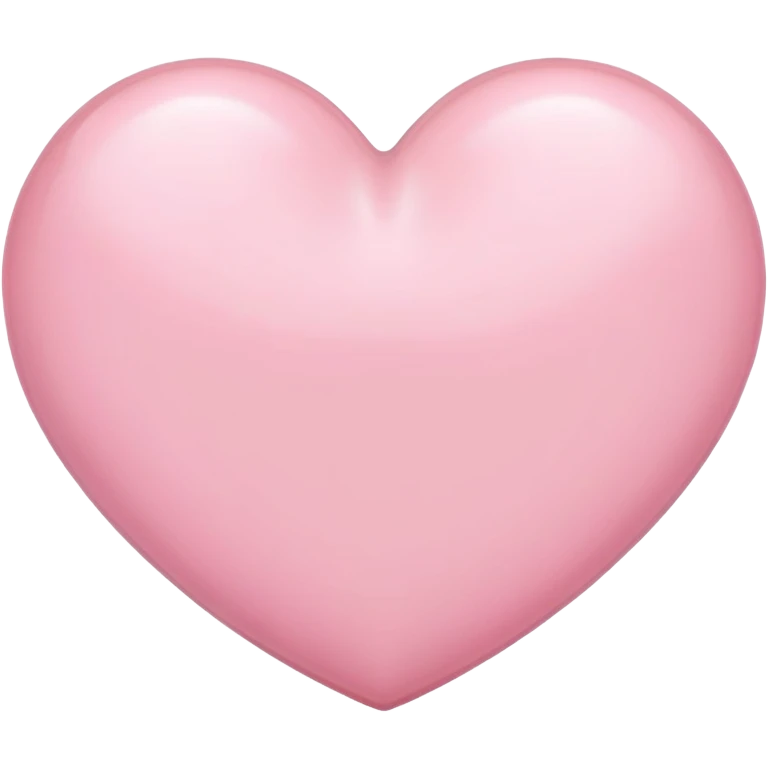 Light pink heart emoji
