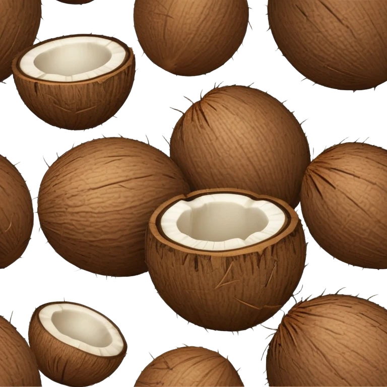 Hawaiian coconuts emoji