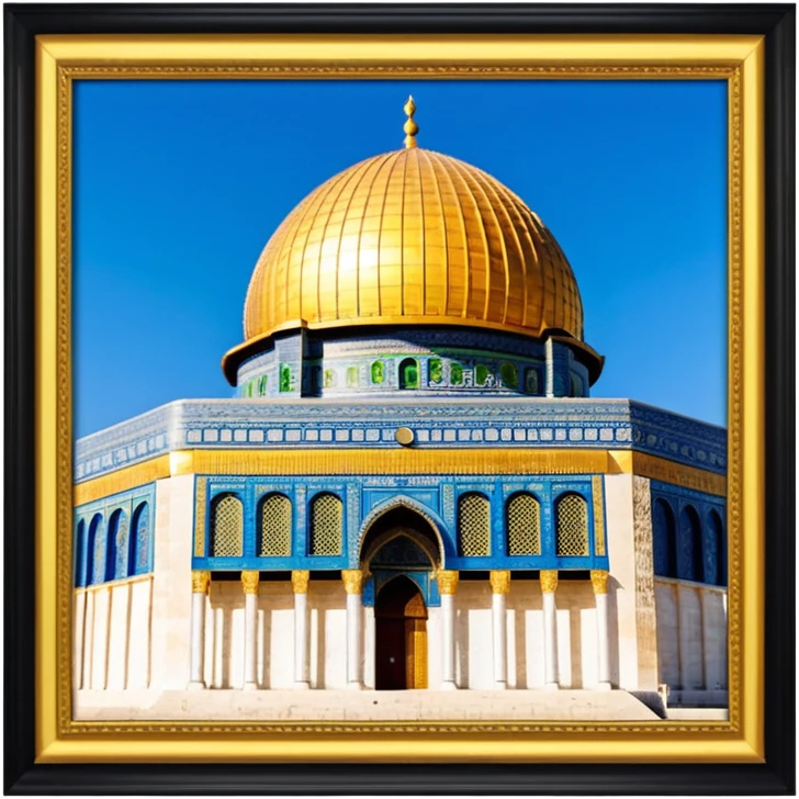 Dome of the rock, Palestine emoji