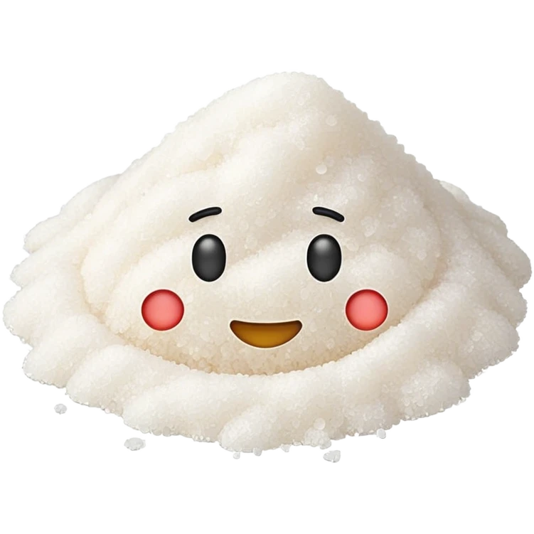 Emoji with line of salt emoji