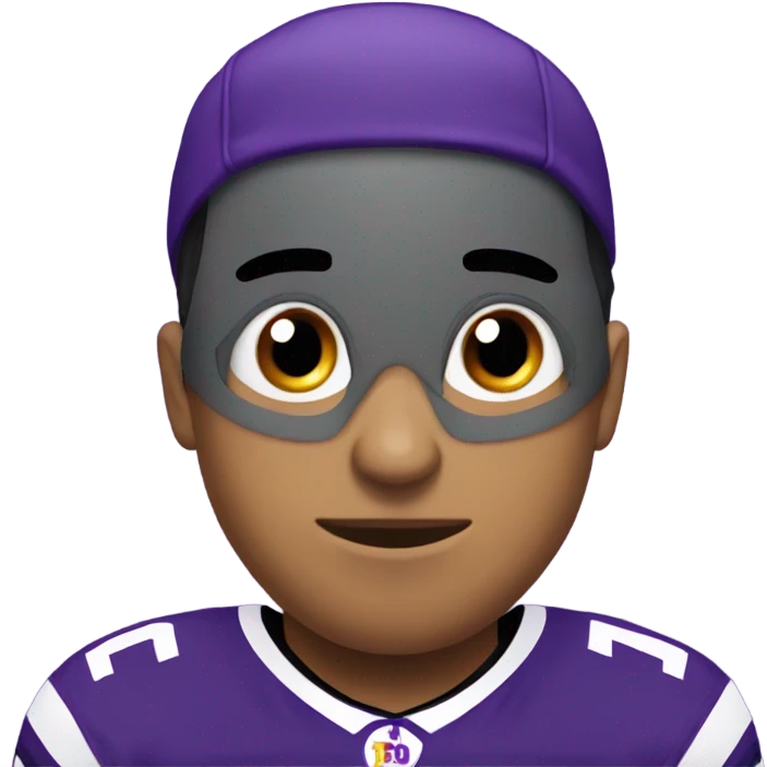 Penguin wearing Justin Jefferson jersey  emoji
