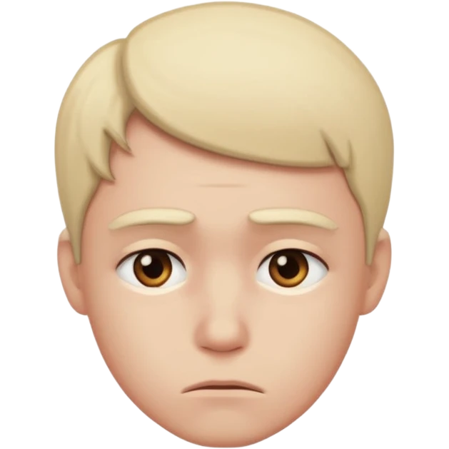 Depressed emoji