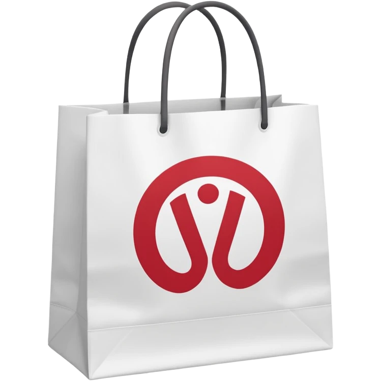 Lululemon shopping bag emoji