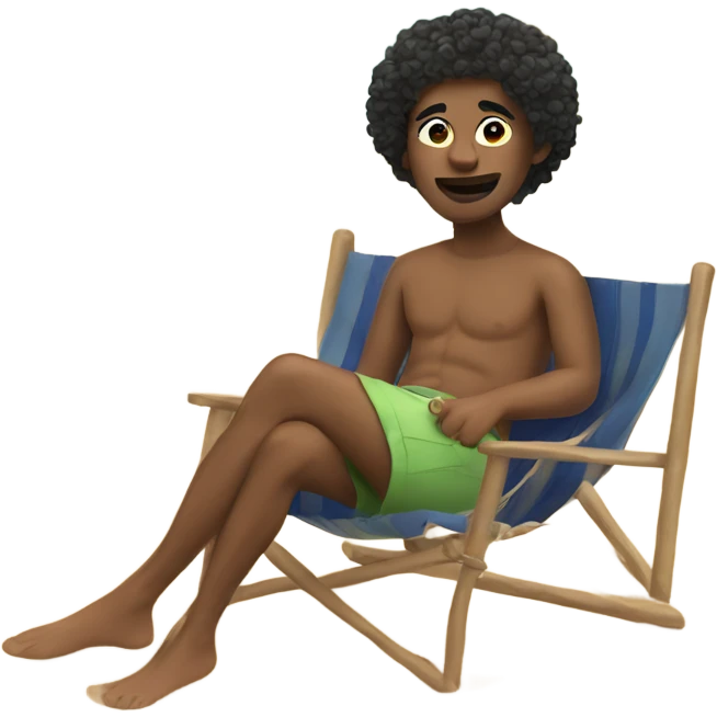 me sitting on the beach  emoji