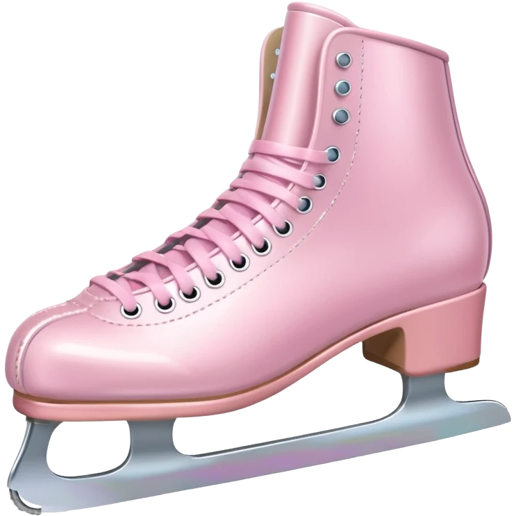 pastel pink ice skates emoji