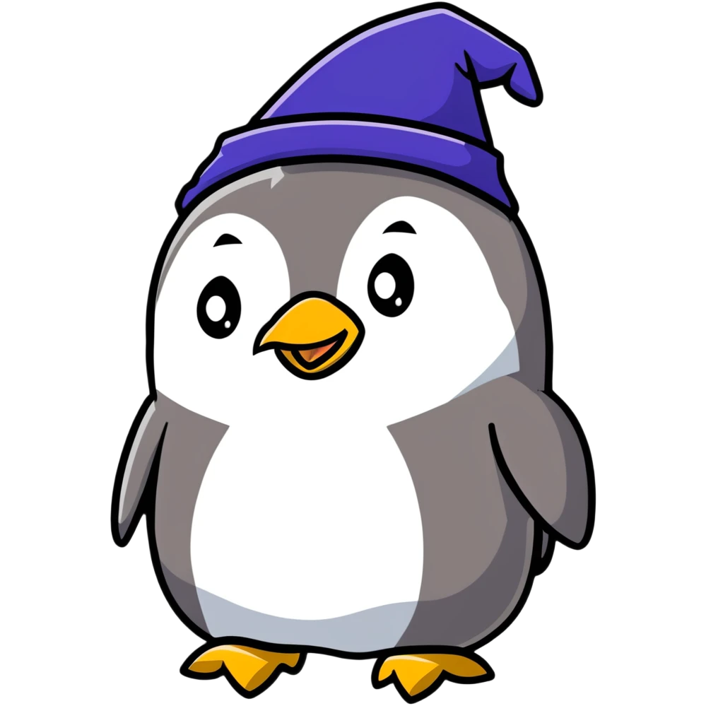 penguin wizard emoji