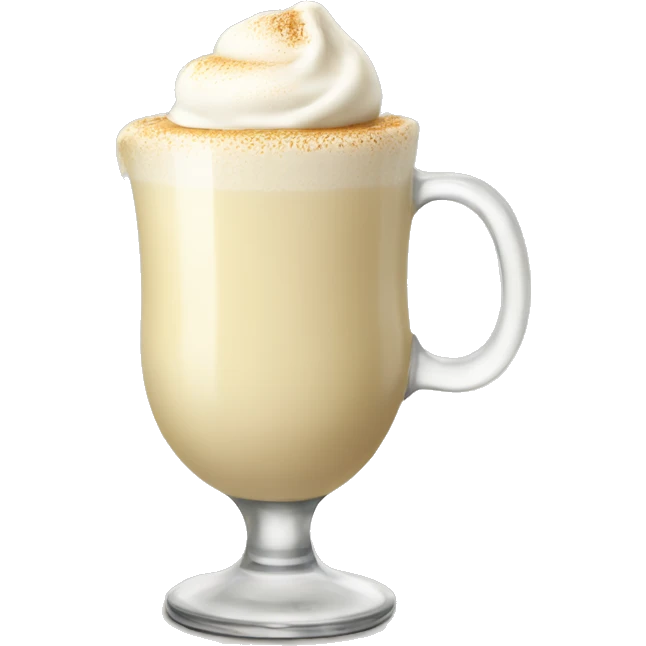 Eggnog realistic emoji