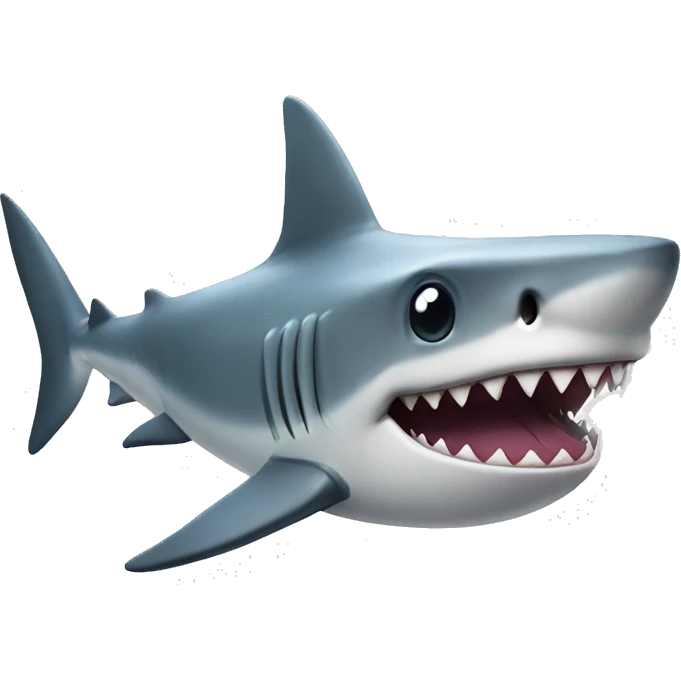 shark with a smile emoji
