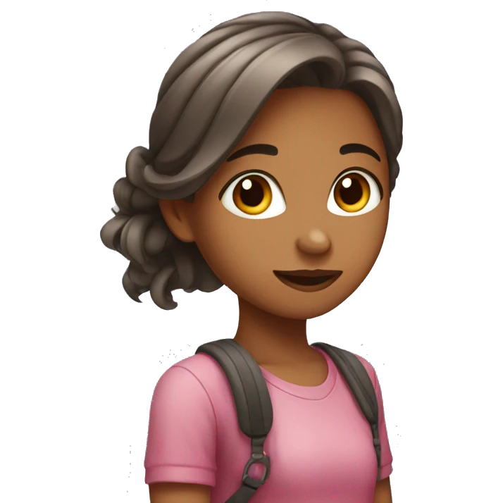 Girl in love emoji