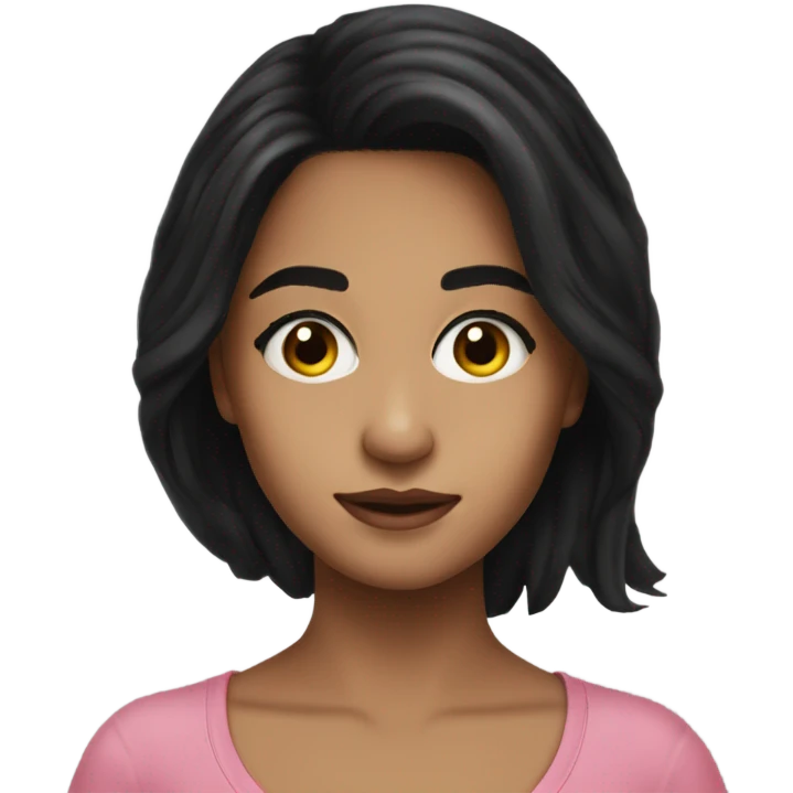 Mikey Madison actress realistic black hair emoji