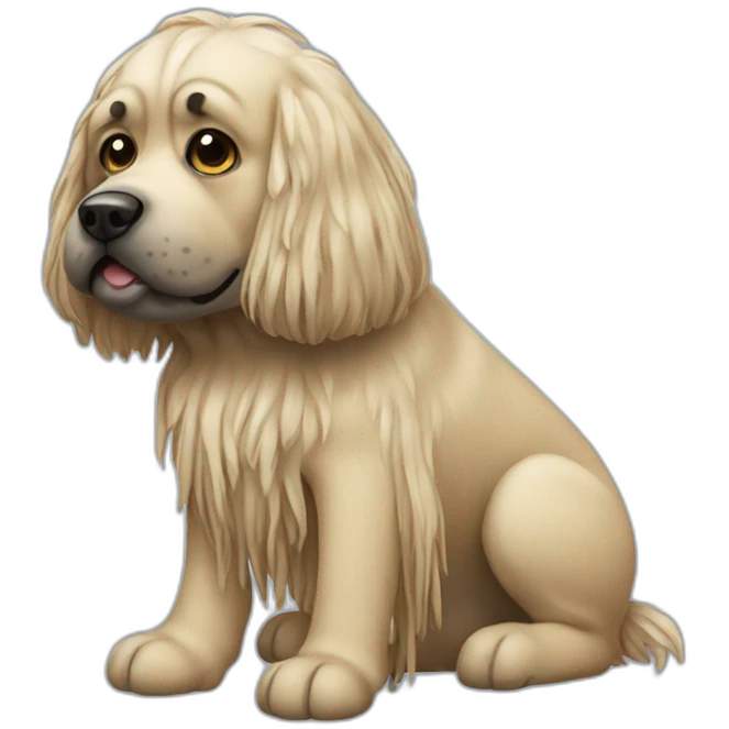 dog mops emoji