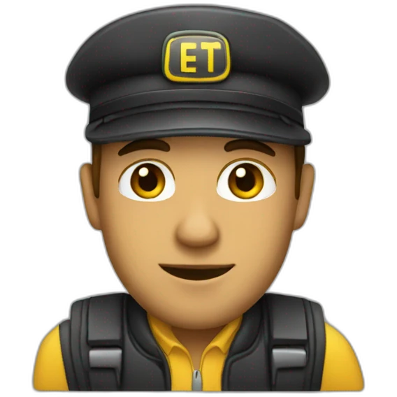taxi driver emoji