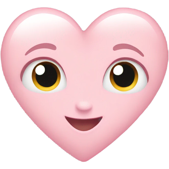 Heart ligth pink  emoji