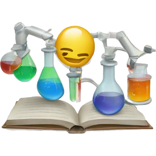 scientific research book emoji