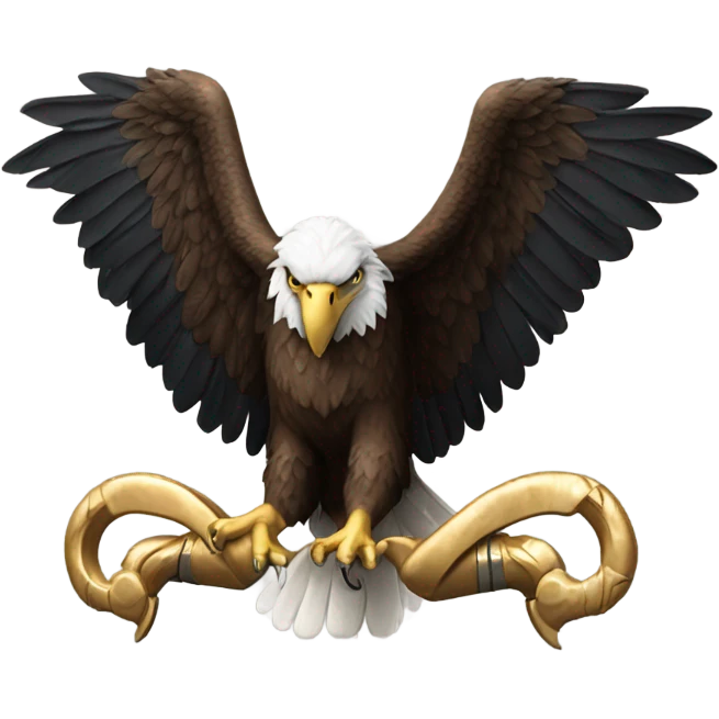 Eagle holding ram emoji