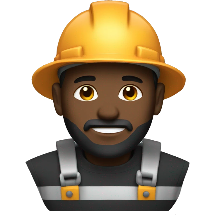 Guy mining coal emoji