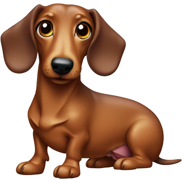 Sausage dog emoji