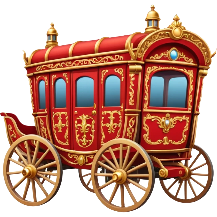 huge-horse-drawn-fancy-french-stagecoach-caravan emoji