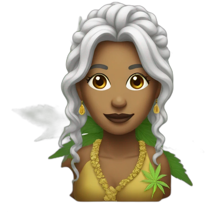 Cannabis Queen emoji