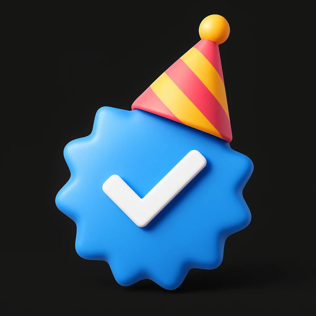 party hat emoji