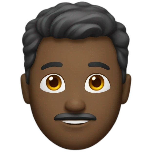 Un homme épuisé emoji