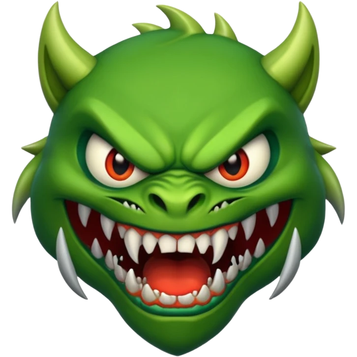 Scary monste emoji