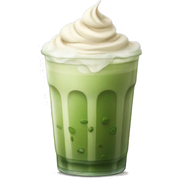 iced matcha latte emoji
