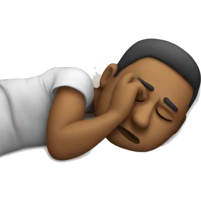 really sleepy emoji