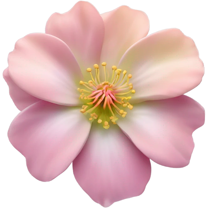 Pink flower emoji
