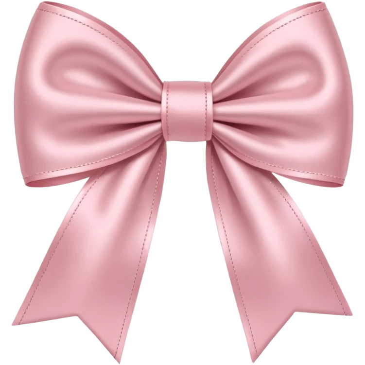 light pink bow on light pink bow emoji