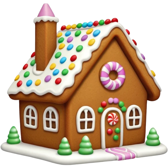 gingerbread house  emoji