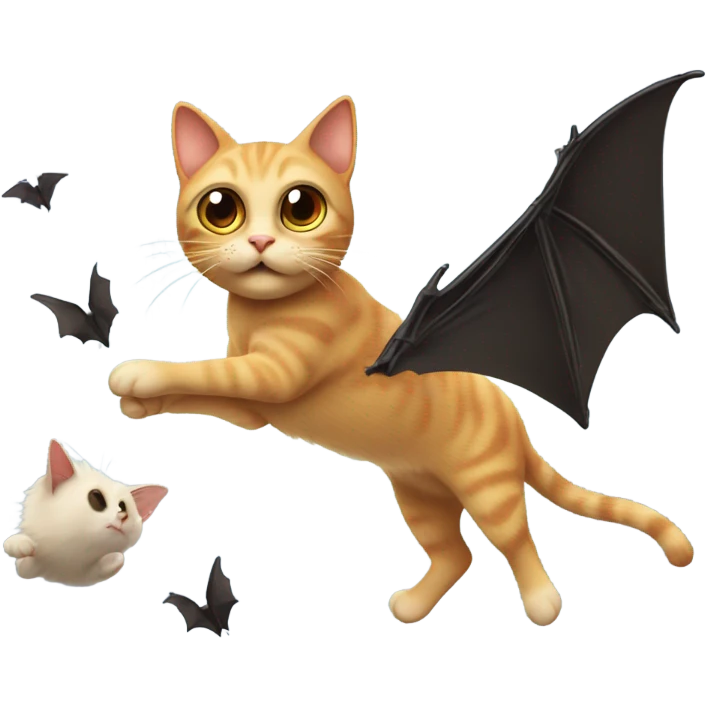 Laste Chasing the bat  emoji