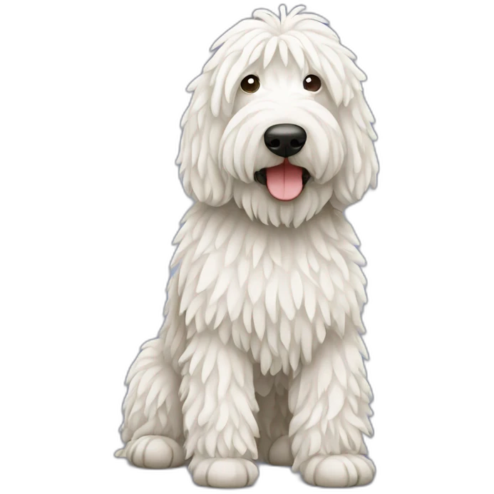 komondor dog emoji