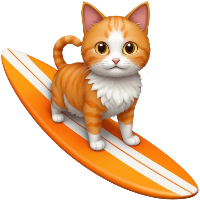 cat surfing emoji