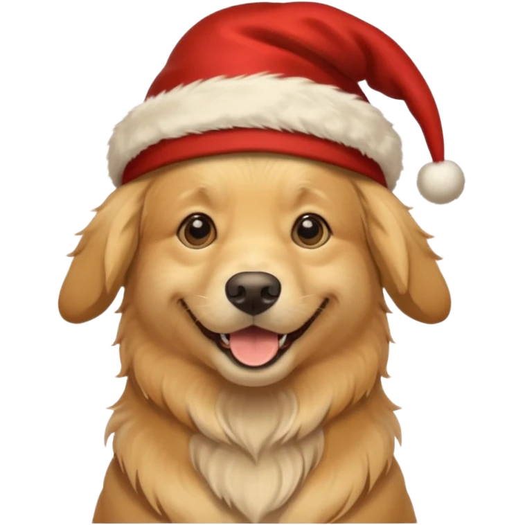 Dog in new yaer hat emoji