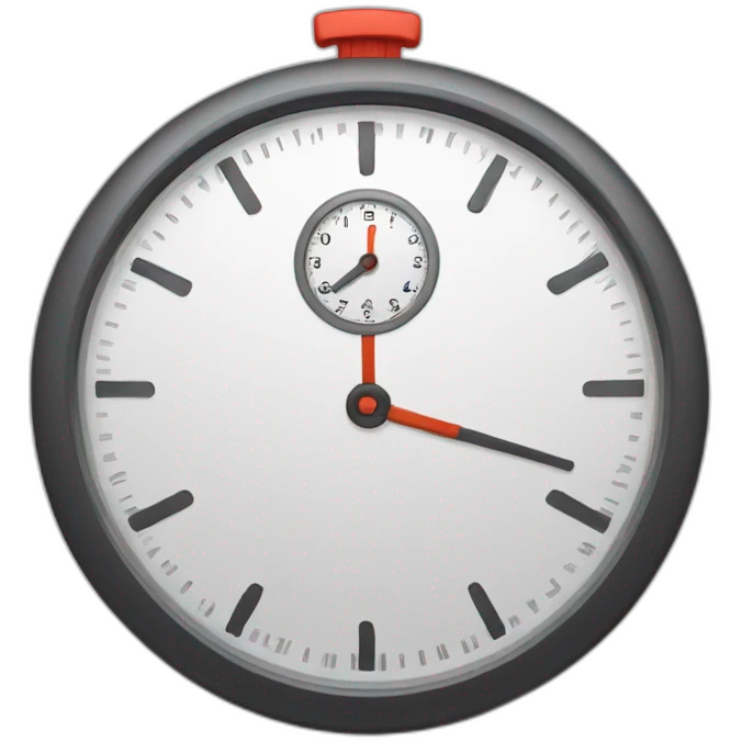 a stopwatch without hands emoji