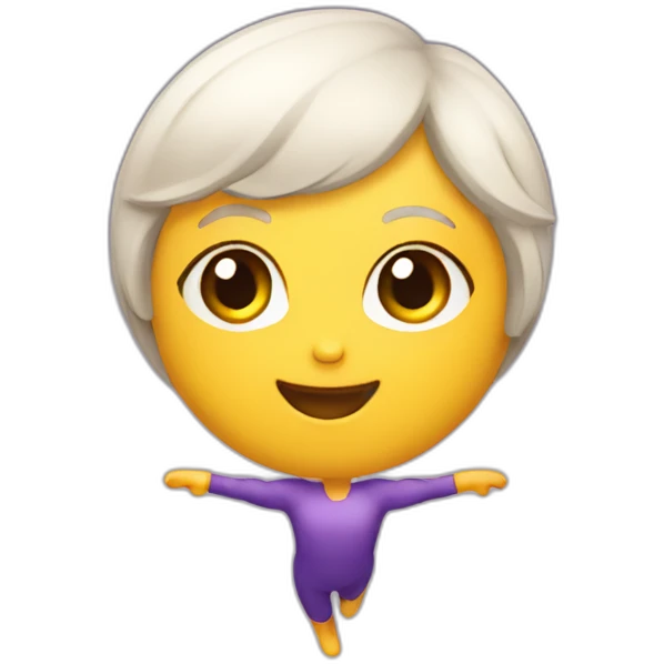 Gymnastique rythmique petit ballon emoji