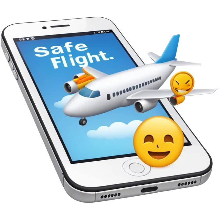 safe flight text emoji