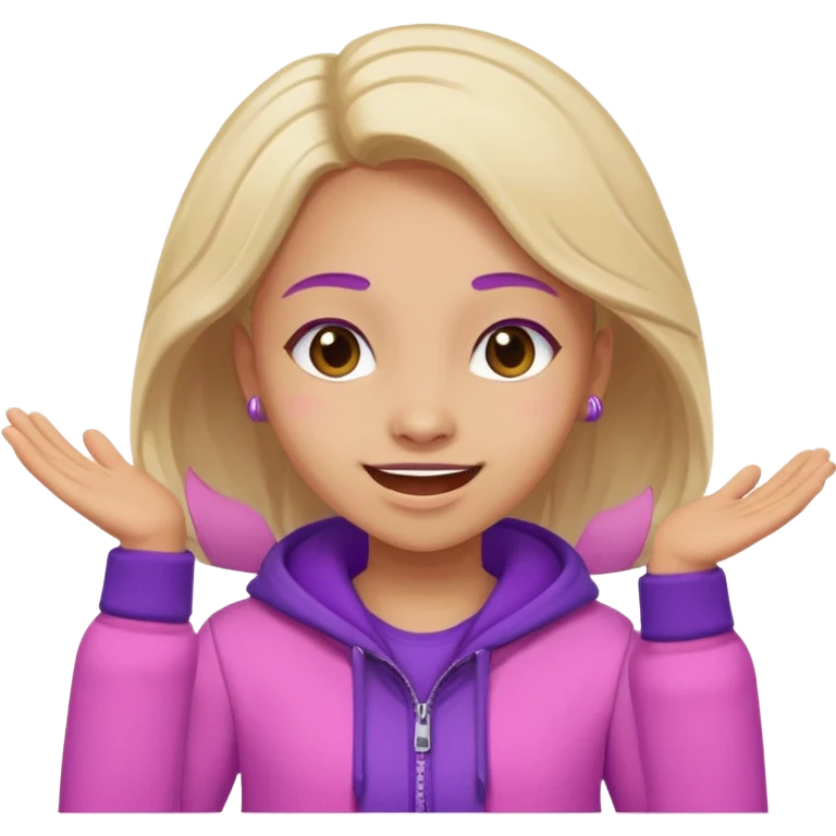 something with palia game vibe in purple or pink colour emoji