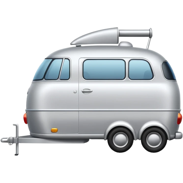 car with towbar pulling a  trailer  emoji